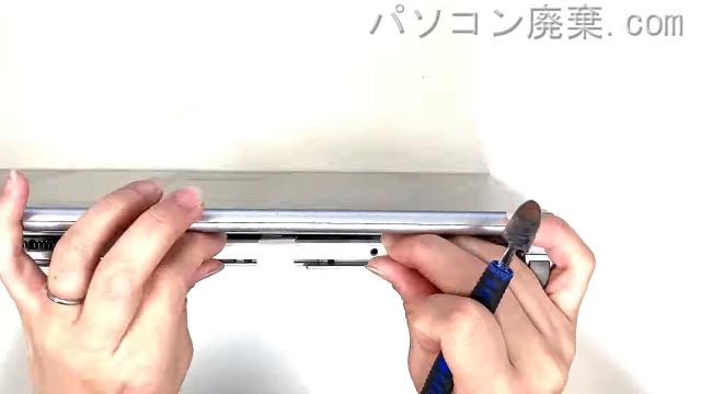 Let's note CF-NX4EDGCSのHDD(SSD)の場所です