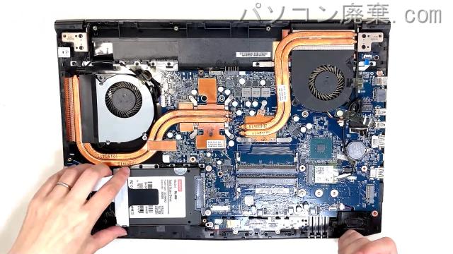 GN FRGN810/AのHDD(SSD)の場所です