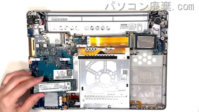 Let's note CF-SZ6RFQVSのHDD(SSD)の場所です