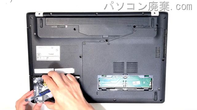 LIFEBOOK AH42/W FMVA42WWのHDD(SSD)の場所です