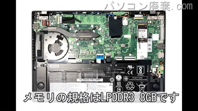 VersaPro PC-VKM16BZG6のメモリの場所