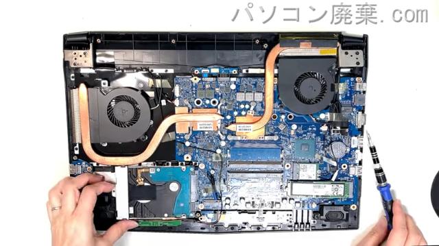 MB-K690XN-M2SH2のHDD(SSD)の場所です