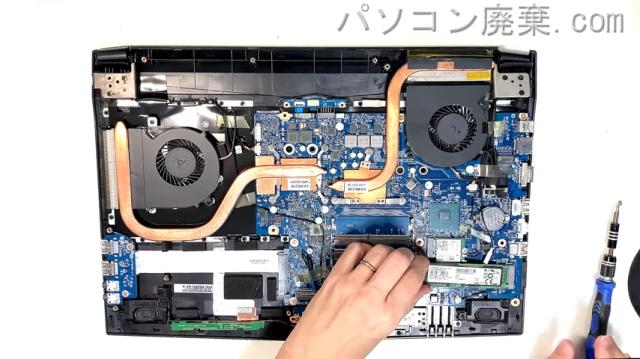 MB-K690XN-M2SH2のHDD(SSD)の場所です