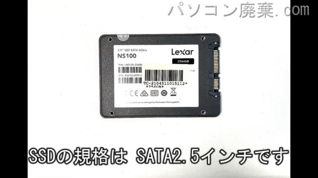 LIFEBOOK A744/H FMVA0400E搭載されているハードディスクはSSD（SATA2.5）です。