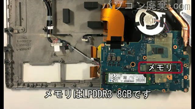 CF-LX6EDGQSのメモリの場所