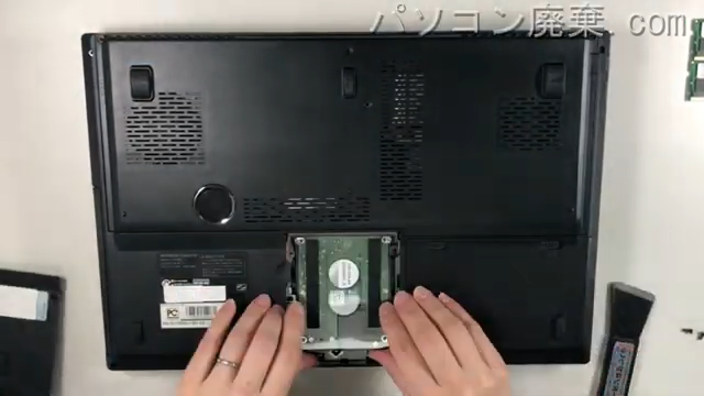 P151SM1（i780SA1）のHDD（SSD）の場所です