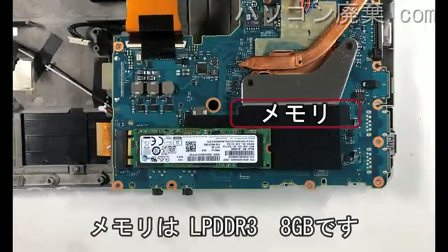 CF-LX6RDPVSのメモリの場所