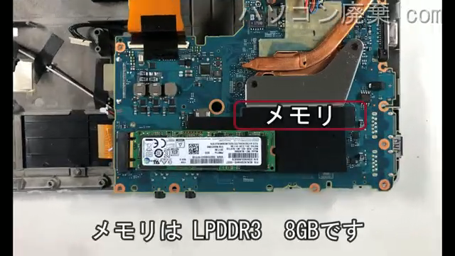 CF-LX6RDPVSに搭載されているメモリの規格はLPDDR3
