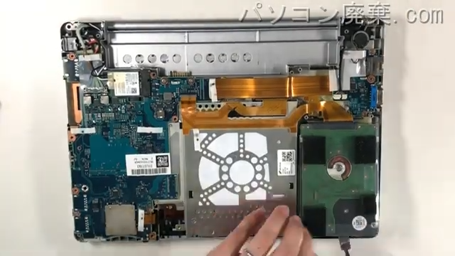 Let's note CF-SZ5HDCVSのHDD(SSD)の場所です