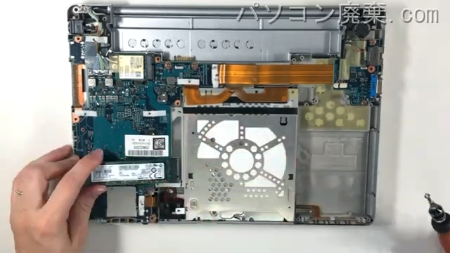 Let's note CF-SZ5ZDLVCのHDD(SSD)の場所です