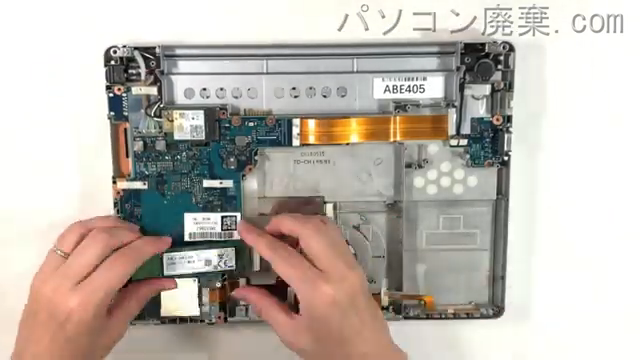 Let's note CF-SZ6RDYVSのHDD(SSD)の場所です