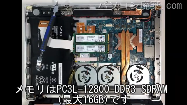 VAIO Z Canvas VJZ12Aに搭載されているメモリの規格はPC3L-12800