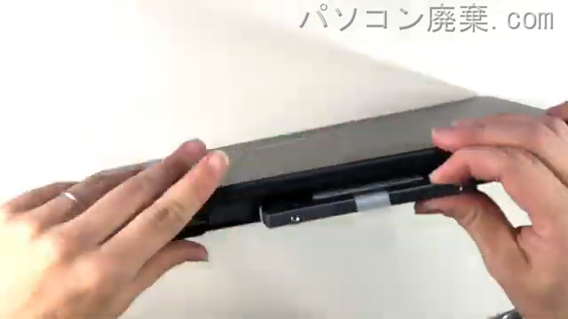 Let's note CF-SX4JDYBRのHDD（SSD）の場所です