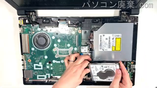 VersaPro PC-VUV27FBGS3R4のHDD(SSD)の場所です