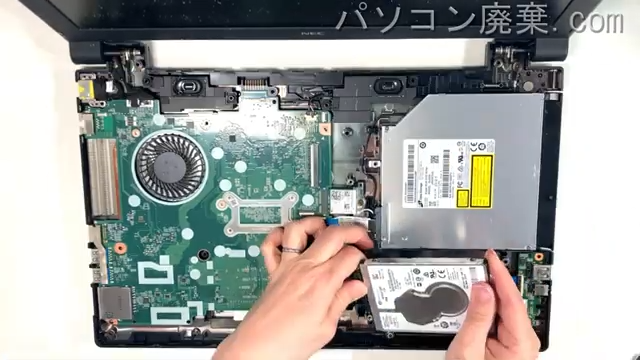 VersaPro PC-VUV27FBGS3R4のHDD（SSD）の場所です