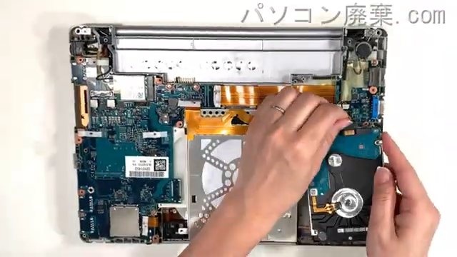 Let's note CF-SZ5WDKRRのHDD(SSD)の場所です