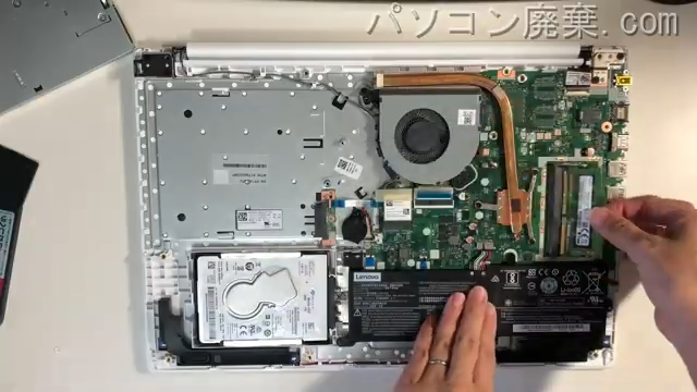 NS20A/M2W(PC-NS20AM2W)のメモリの場所