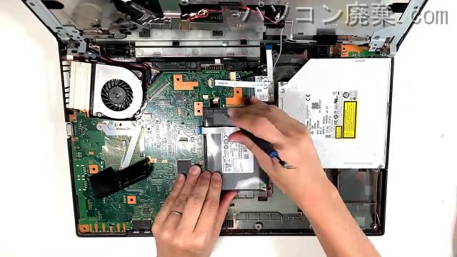 LIFEBOOK A574/K FMVA08004のHDD(SSD)の場所です
