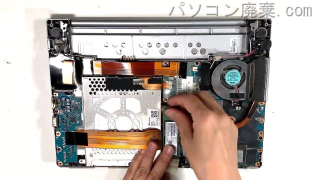 Let's note CF-SV72FGQRのHDD(SSD)の場所です