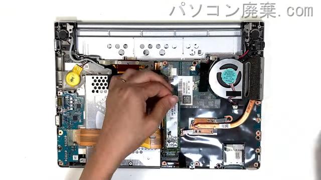 Let's note CF-SV9PD3LCのHDD(SSD)の場所です