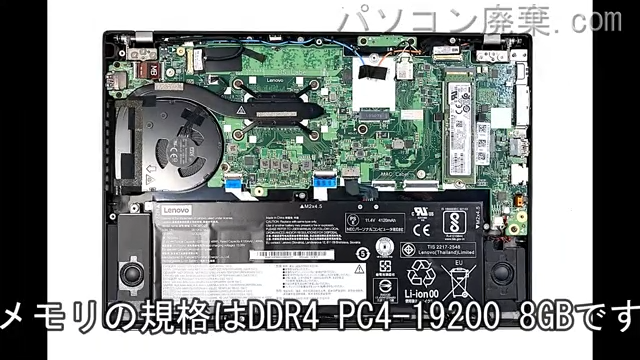 LAVIE PC-GN164ZEDGのメモリの場所
