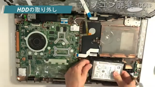 ProtectSmartのHDD(SSD)の場所です