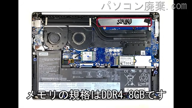 ideaPad S540-13ITLに搭載されているメモリの規格はDDR4