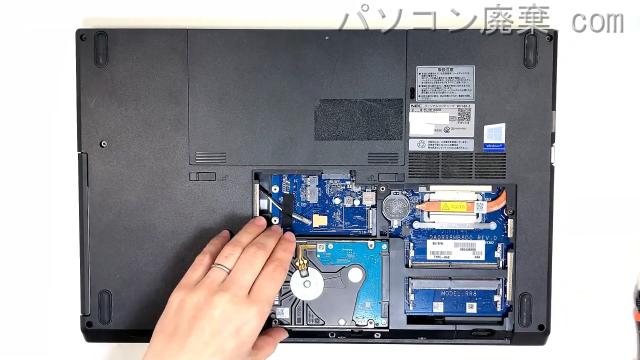 VersaPro PC-VKT16XZG5のHDD(SSD)の場所です