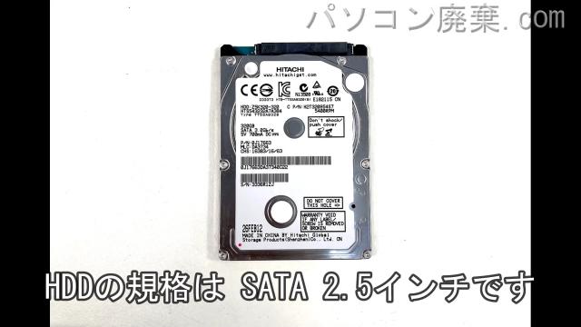 TOUGHBOOK CF-19AW1ADS搭載されているハードディスクはHDD(SATA2.5)です。