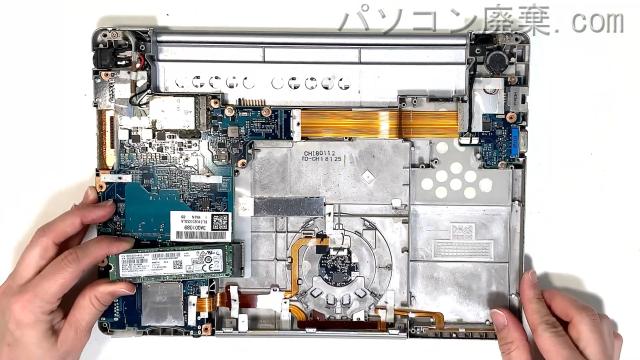 Let's note CF-SZ5P67VSのHDD(SSD)の場所です