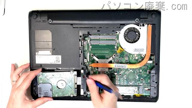 Endeavor NY2500S-ZのHDD(SSD)の場所です