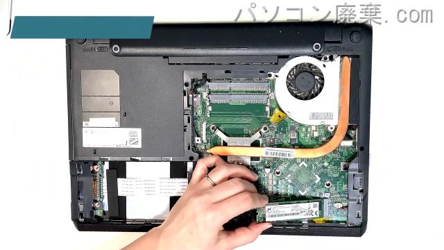 Endeavor NY2500S-ZのHDD(SSD)の場所です