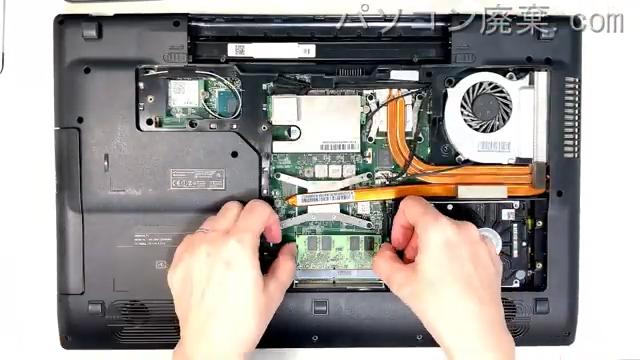 Diginnos GALLERIA QSF960HGのメモリの場所