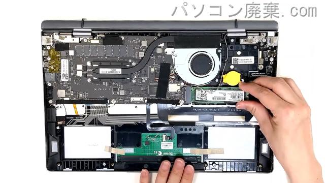 F-14ICのHDD(SSD)の場所です