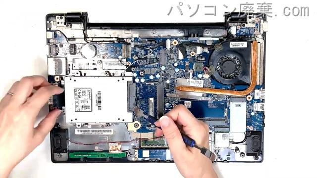 LuvBook LB-J521S-S5-KKのHDD(SSD)の場所です