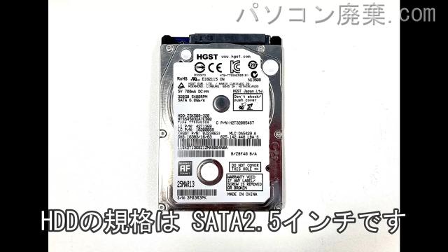 ThinkPad Edge E530 (Type 3259)搭載されているハードディスクはHDD(SATA2.5)です。