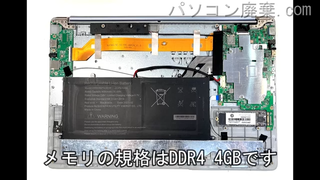 N4120Sに搭載されているメモリの規格はDDR4