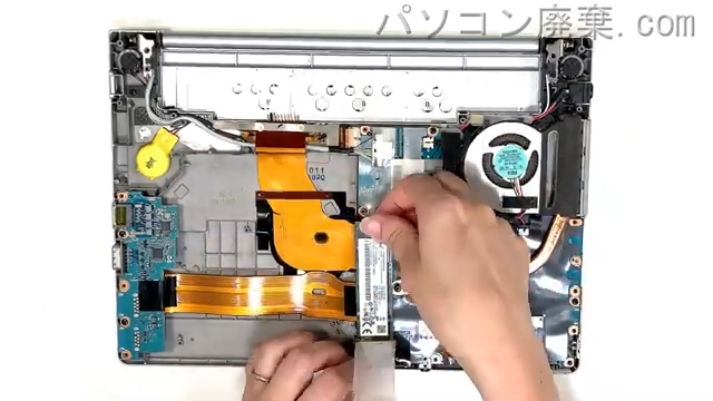 Let's note CF-SV7TDHVSのHDD(SSD)の場所です